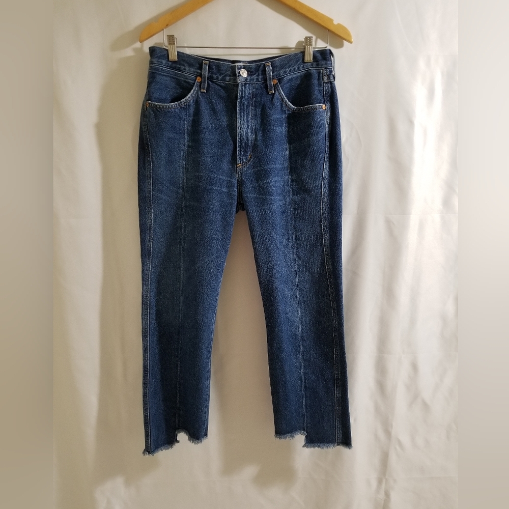 Citizens Of Humanity Blue Straight Leg Jeans